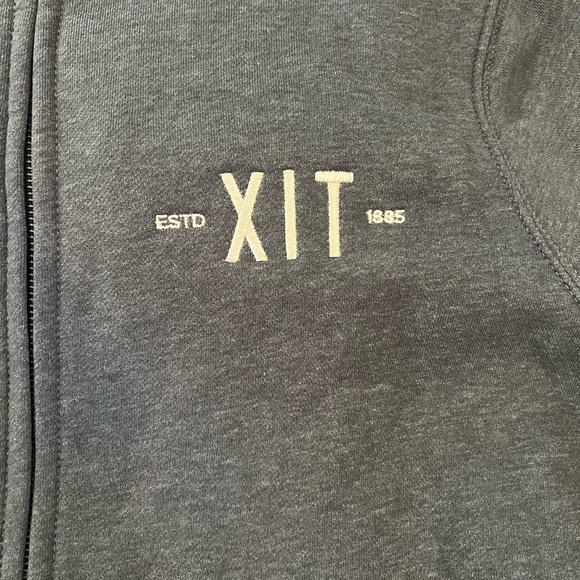 Carhartt dark gray zip hoodie - Picture 3 of 4